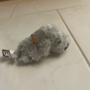 THE DOG Gray Plush Poodle McDonald’s Happy Meal Toy